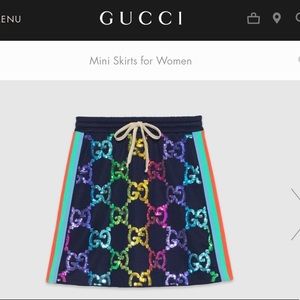 Authentic Jersey Gucci Skirt 🥰😍